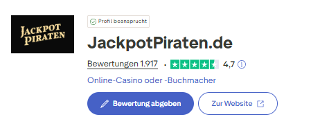 JackpotPiraten Kundenbewertungen und Erfahrungsberichte